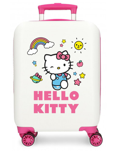 2151323 ABS SUITCASE 50CM 4W. HELLO KITTY YOU ARE CUTE